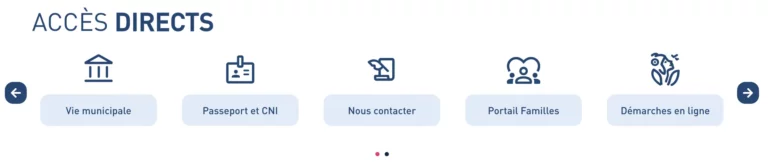 Accès rapide site web de Levallois-Perret